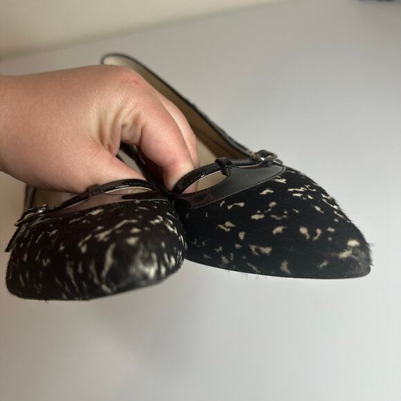 LK Bennett Calf Hair Cow Print Heels Pumps Size EU 40 US 10 Women's - Picture 8 of 14